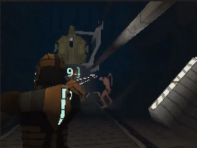 Demake Dead Space - gameplay
