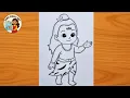 Baby bholenath baba easy pencil drawing mahadev art lord shiva drawing how to draw shiva
