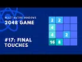 Final Touches 2048 Game React Native Windows