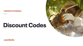 How to Sell Tickets to an Event Using a Discount Code or Access Code and for Promotional Marketing