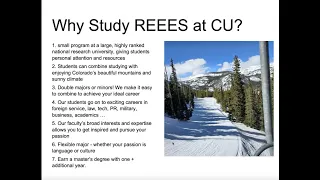 CU Boulder REEES Program 2024