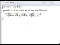 Lecture 9 Command Line Arguments in Java Hindi
