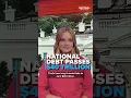 U S national debt passes 40 TRILLION How does that impact YOU