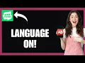 Change Language on WEBTOON App