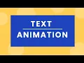 Awesome Text Animation using HTML and CSS