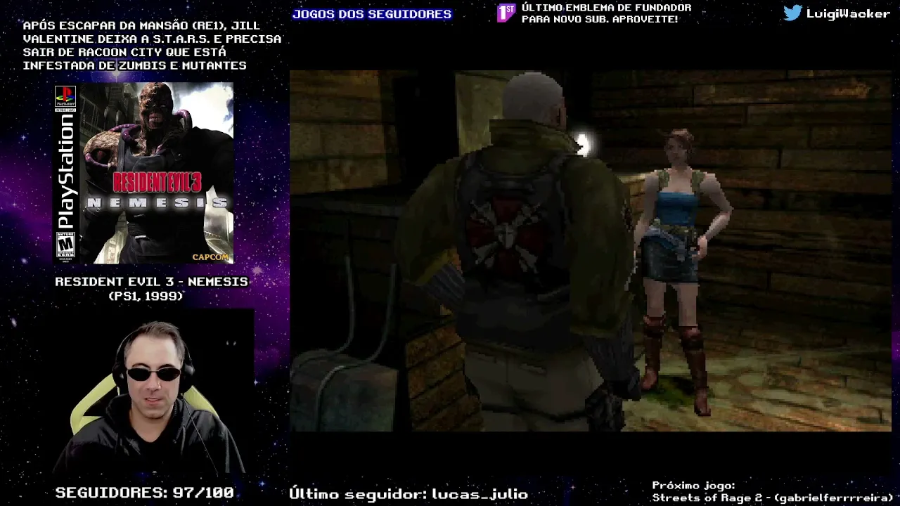 Resident Evil 3 (PS1) - 6° Dia (Jogos dos Seguidores)