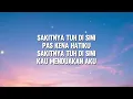 Cita Citata - Sakitnya Tuh Disini (Lirik)