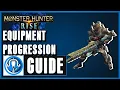 MH Rise Light Bowgun Equipment Progression Guide Recommended Playing