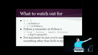 Brett Cannon - How to make your code Python compatible