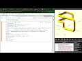 Sweep a 2D section to 3D path openscad with python support
