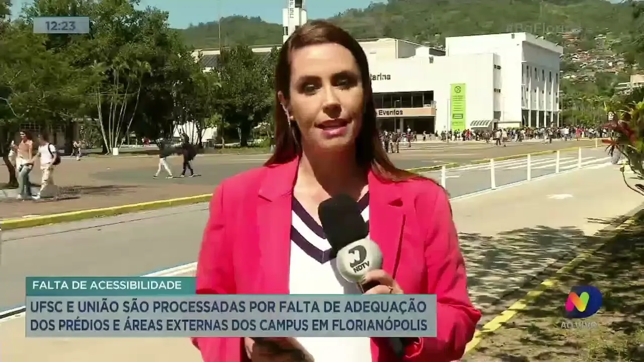 UFSC e União são processadas por falta de adequação dos prédios e áreas externas no campus