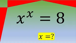 How to Solve this basic equation with the Lambert W Function