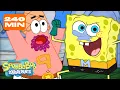 4 HOURS of SpongeBob Characters Being HEROES SpongeBob