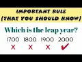 How to Check Leap Year l Aptitude Maths