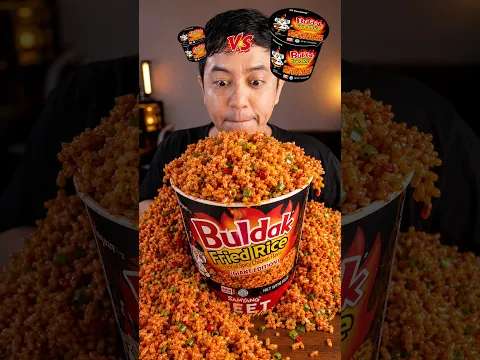 TINY vs GIANT BULDAK Fried Rice! 😱🔥