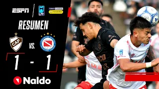 ¡CLÁSICO IGUALADO EN VICENTE LÓPEZ! ARGENTINOS COMPARTE LA PUNTA | Platense 1-1 Argentinos | RESUMEN