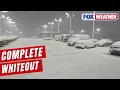 Lake Effect Snow Covers South Bend Indiana