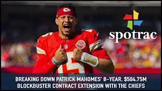 Breaking Down Patrick Mahomes 504 75M extension with the Chiefs