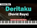 Download Lagu David Bayu - Deritaku Karaoke Piano (LOWER KEY)