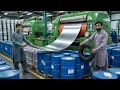 Lagu Unbelievable Recycling Process of Waste Oil Drums to Make New Tricycle Tires