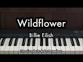 Lagu Wildflower - Billie Eilish | Piano Karaoke by Andre Panggabean