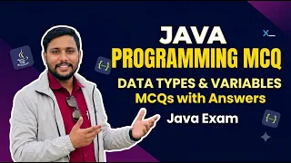 Data Types in Java Java Programming MCQ Data Types Variables MCQs with Answers Java Exam