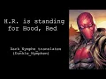 H R is standing for Hood Red Jason Todd Red Hood DC PODFIC Chapter 1