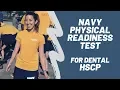 Navy Physical Readiness Test for Dental HSCP