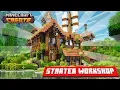 I Built a STARTER WORKSHOP in Minecraft Create Mod