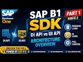 SAP B1 SDK 2 DI API vs UI API Explained Architecture Overview for Beginners