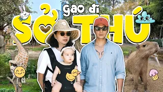 Theo chân bé Gạo đi "thăm thú" ở Thảo Cầm Viên // Vlog gia đình bé Gạo
