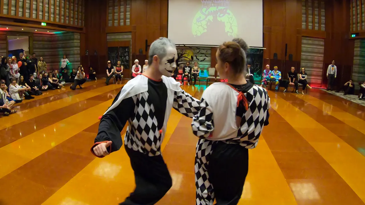 Marcin Skalski & Inga Kurcisa - 3rd place Strictly Open - Warsaw Halloween Swing 2019