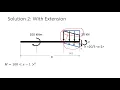 Beam Deflection Sample Problem 3