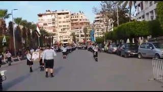 الفرقة النحاسية للفوج الثاني البحري مارش رعد 