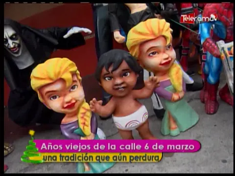 Años viejos de la calle 6 de marzo una tradición que aún perdura
