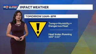 Impact Weather Central Florida heat index could reach 112 degrees
