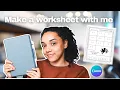 How I Make Worksheets for Teachers Pay Teachers using Canva