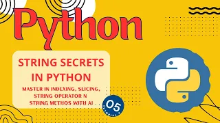 Python Zero to Advance programming with AI Class Python String Methods Explained with AI