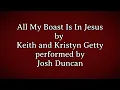 All My Boast Is In Jesus