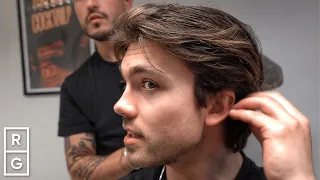 He Got an 80 s Style MEDIUM Length Haircut with FLOW from 2024