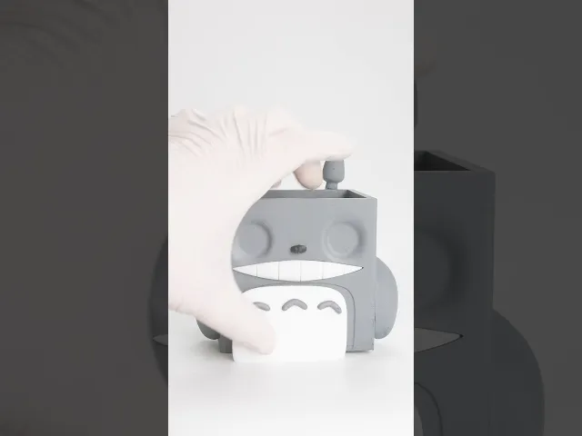 Totoro Pixel Storage Box and Planter (Gridfinity Compatible!) video thumbnail