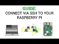 How to connect to your Raspberry Pi via SSH - PuTTY WinSCP