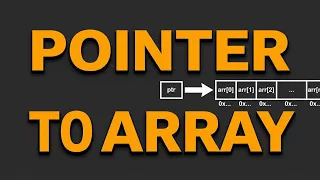 POINTER TO ARRAY CONCEPTS C PROGRAMMING HOW TO DECLARE