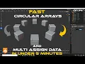 Circular Array and Multi Assign Data Blender Tutorial