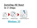 XG boost installation Fastest Way Wndows10