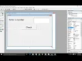 Kingsuk Sir Computer Classes Visual Basic Program to Check input number is Even or Odd
