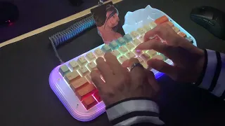 Epomaker Mini Cat 64 Akko V3 Cream Yellow Pro