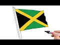 How to Draw the Flag of Jamaica