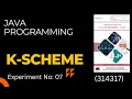 JAVA PROGRAMMING msbte PRACTICAL NO 07 manual msbte java manual answers