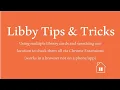 Libby Tips Tricks - How to Search multiple Libraries using Extensions